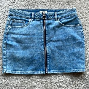 Garage Denim Skirt